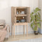 vidaXL - Hoge - kast - 60x40x120 - cm - massief - grenenhout