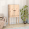 vidaXL - Hoge - kast - 60x40x120 - cm - massief - grenenhout