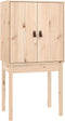 vidaXL - Hoge - kast - 60x40x120 - cm - massief - grenenhout