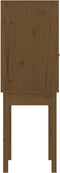 vidaXL - Hoge - kast - 60x40x120 - cm - massief - grenenhout - honingbruin