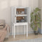vidaXL - Hoge - kast - 60x40x120 - cm - massief - grenenhout - wit