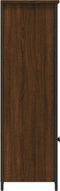 vidaXL - Hoge - kast - 62x32x103,5 - cm - bewerkt - hout - bruin - eikenkleur