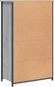 vidaXL - Hoge - kast - 62x32x103,5 - cm - bewerkt - hout - grijs - sonoma - eikenkleurig