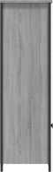 vidaXL - Hoge - kast - 62x32x103,5 - cm - bewerkt - hout - grijs - sonoma - eikenkleurig