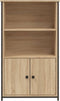 vidaXL - Hoge - kast - 62x32x103,5 - cm - bewerkt - hout - sonoma - eikenkleurig