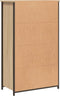 vidaXL - Hoge - kast - 62x32x103,5 - cm - bewerkt - hout - sonoma - eikenkleurig