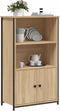 vidaXL - Hoge - kast - 62x32x103,5 - cm - bewerkt - hout - sonoma - eikenkleurig