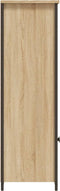 vidaXL - Hoge - kast - 62x32x103,5 - cm - bewerkt - hout - sonoma - eikenkleurig