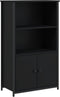 vidaXL - Hoge - kast - 62x32x103,5 - cm - bewerkt - hout - zwart