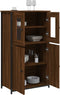vidaXL - Hoge - kast - 62x32x106,5 - cm - bewerkt - hout - bruin - eikenkleur