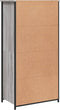 vidaXL - Hoge - kast - 62x36x121,5 - cm - bewerkt - hout - grijs - sonoma