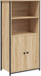 vidaXL - Hoge - kast - 62x36x121,5 - cm - bewerkt - hout - sonoma - eiken