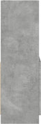vidaXL - Hoge - kast - 63x33x100 - cm - bewerkt - hout - betongrijs