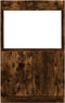 vidaXL - Hoge - kast - 63x33x100 - cm - bewerkt - hout - gerookt - eikenkleurig