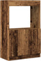 vidaXL - Hoge - kast - 63x33x100 - cm - bewerkt - hout - oud - houtkleurig