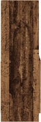 vidaXL - Hoge - kast - 63x33x100 - cm - bewerkt - hout - oud - houtkleurig