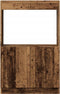 vidaXL - Hoge - kast - 63x33x100 - cm - bewerkt - hout - oud - houtkleurig