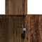 vidaXL - Hoge - kast - 63x33x140 - cm - bewerkt - hout - oud - houtkleurig