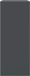 vidaXL - Hoge - kast - 67x39x95 - cm - staal - antracietkleurig