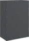 vidaXL - Hoge - kast - 67x39x95 - cm - staal - antracietkleurig