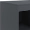 vidaXL - Hoge - kast - 67x39x95 - cm - staal - antracietkleurig