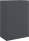 vidaXL - Hoge - kast - 67x39x95 - cm - staal - antracietkleurig