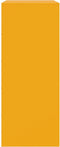 vidaXL - Hoge - kast - 67x39x95 - cm - staal - mosterdgeel