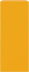 vidaXL - Hoge - kast - 67x39x95 - cm - staal - mosterdgeel