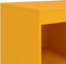 vidaXL - Hoge - kast - 67x39x95 - cm - staal - mosterdgeel