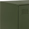 vidaXL - Hoge - kast - 67x39x95 - cm - staal - olijfgroen