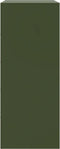 vidaXL - Hoge - kast - 67x39x95 - cm - staal - olijfgroen