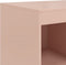 vidaXL - Hoge - kast - 67x39x95 - cm - staal - roze