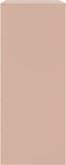vidaXL - Hoge - kast - 67x39x95 - cm - staal - roze