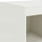 vidaXL - Hoge - kast - 67x39x95 - cm - staal - wit