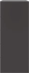 vidaXL - Hoge - kast - 67x39x95 - cm - staal - zwart