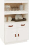 vidaXL - Hoge - kast - 67x40x108,5 - cm - massief - grenenhout - grijs