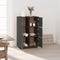 vidaXL - Hoge - kast - 67x40x108,5 - cm - massief - grenenhout - grijs