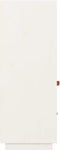 vidaXL - Hoge - kast - 67x40x108,5 - cm - massief - grenenhout - grijs