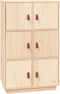 vidaXL - Hoge - kast - 67x40x108,5 - cm - massief - grenenhout