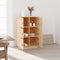 vidaXL - Hoge - kast - 67x40x108,5 - cm - massief - grenenhout