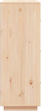 vidaXL - Hoge - kast - 67x40x108,5 - cm - massief - grenenhout