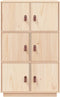 vidaXL - Hoge - kast - 67x40x108,5 - cm - massief - grenenhout