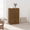 vidaXL - Hoge - kast - 67x40x108,5 - cm - massief - grenenhout - honingbruin