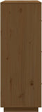 vidaXL - Hoge - kast - 67x40x108,5 - cm - massief - grenenhout - honingbruin