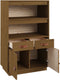 vidaXL - Hoge - kast - 67x40x108,5 - cm - massief - grenenhout - honingbruin