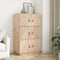 vidaXL - Hoge - kast - 67x40x108,5 - cm - massief - grenenhout