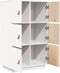 vidaXL - Hoge - kast - 67x40x108,5 - cm - massief - grenenhout - wit