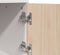 vidaXL - Hoge - kast - 67x40x108,5 - cm - massief - grenenhout - wit