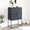 vidaXL - Hoge - kast - 68,5x38,5x107 - cm - staal - antracietkleurig