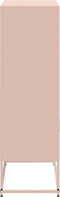 vidaXL - Hoge - kast - 68,5x38,5x107 - cm - staal - mosterdgeel